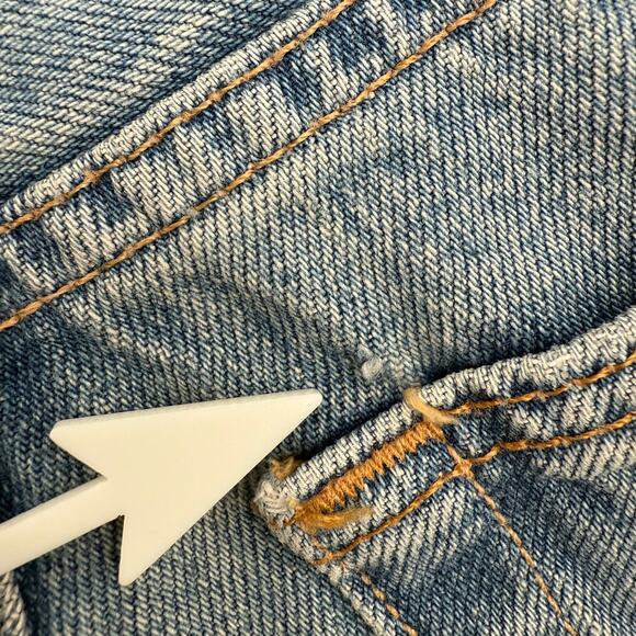 SLVRLAKE London Jeans Size 25 Salt Flats 100% Cotton High Rise Denim Straight - Picture 7 of 16